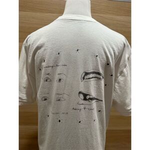 Freedom Artists Shirt Hunter Martinez illustration White Graphic Print Unisex M